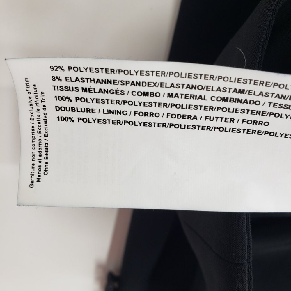 Joseph Ribkoff Cover up Jacket 10 Womens Silky Knit Style 32083 Black - Picture 12 of 12